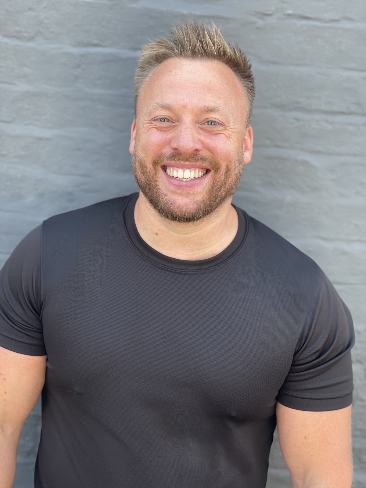 Luke Parnell, personal trainer, in his Market Harborough studio